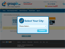Tablet Screenshot of groupin.pk